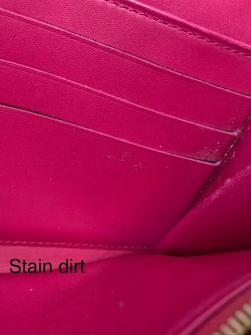 Louis Vuitton Monogram Vernis pink wallet